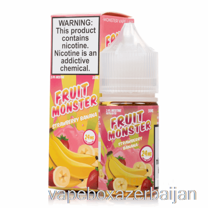 Vape Baku Strawberry Banana - Fruit Monster Salts - 30mL 24mg